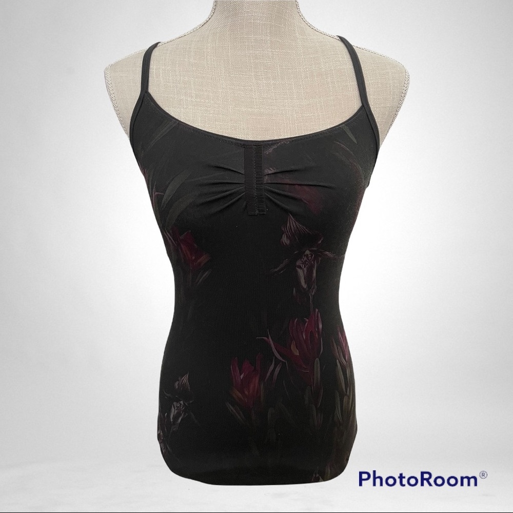 Lululemon Atma Tank Midnight Iris Multi Black Size 2